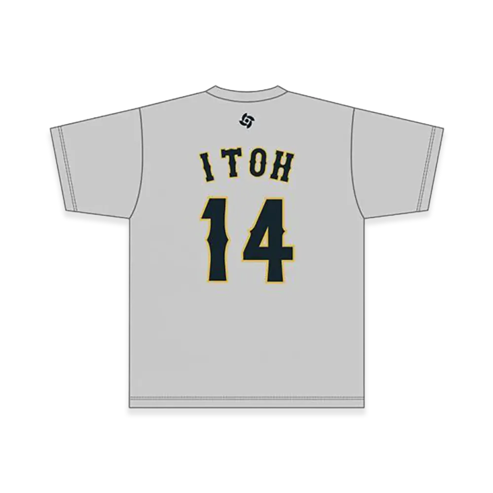 MIZUNO 2026WBC Hiromi Itoh 14 Name Number T-Shirt "Grey"