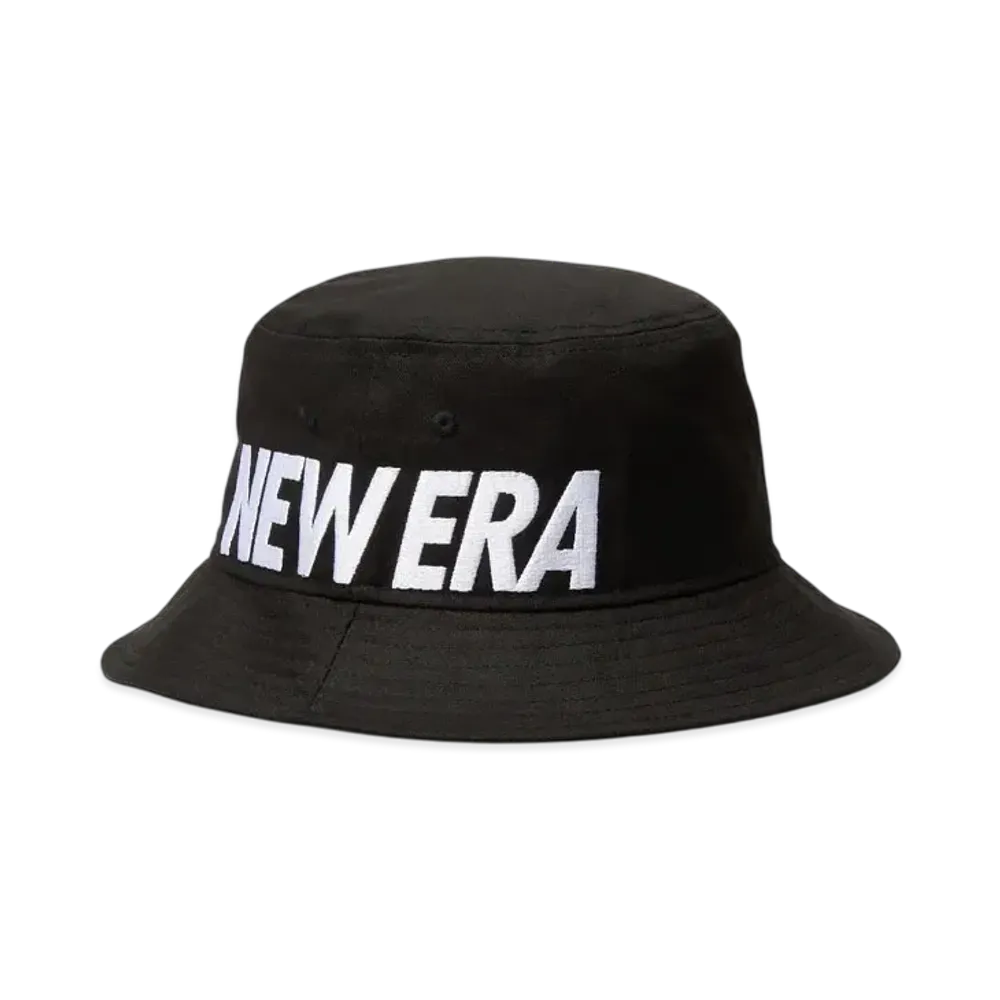 NEW ERA Bucket 01 Essential Word Mark Logo "Black"