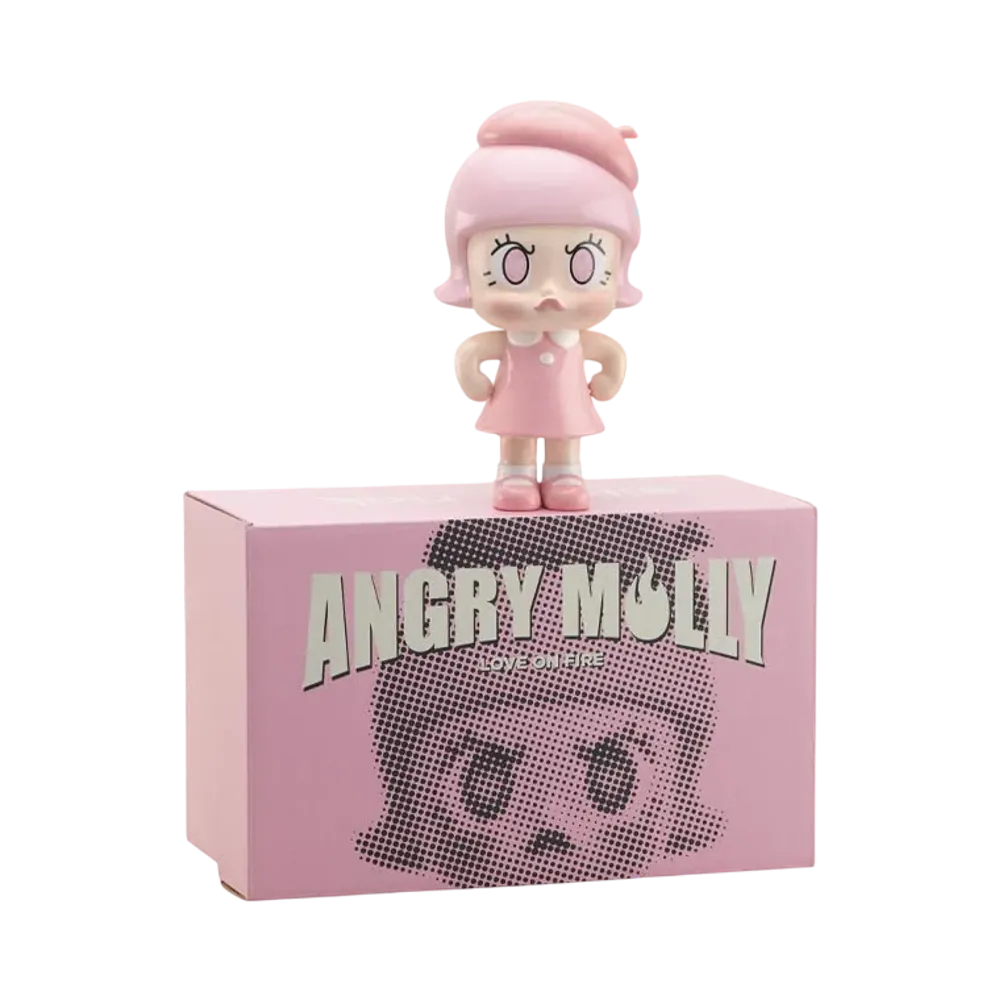 POP MART Angry MOLLY-LOVE ON FIRE Valentine's Day Limited Version