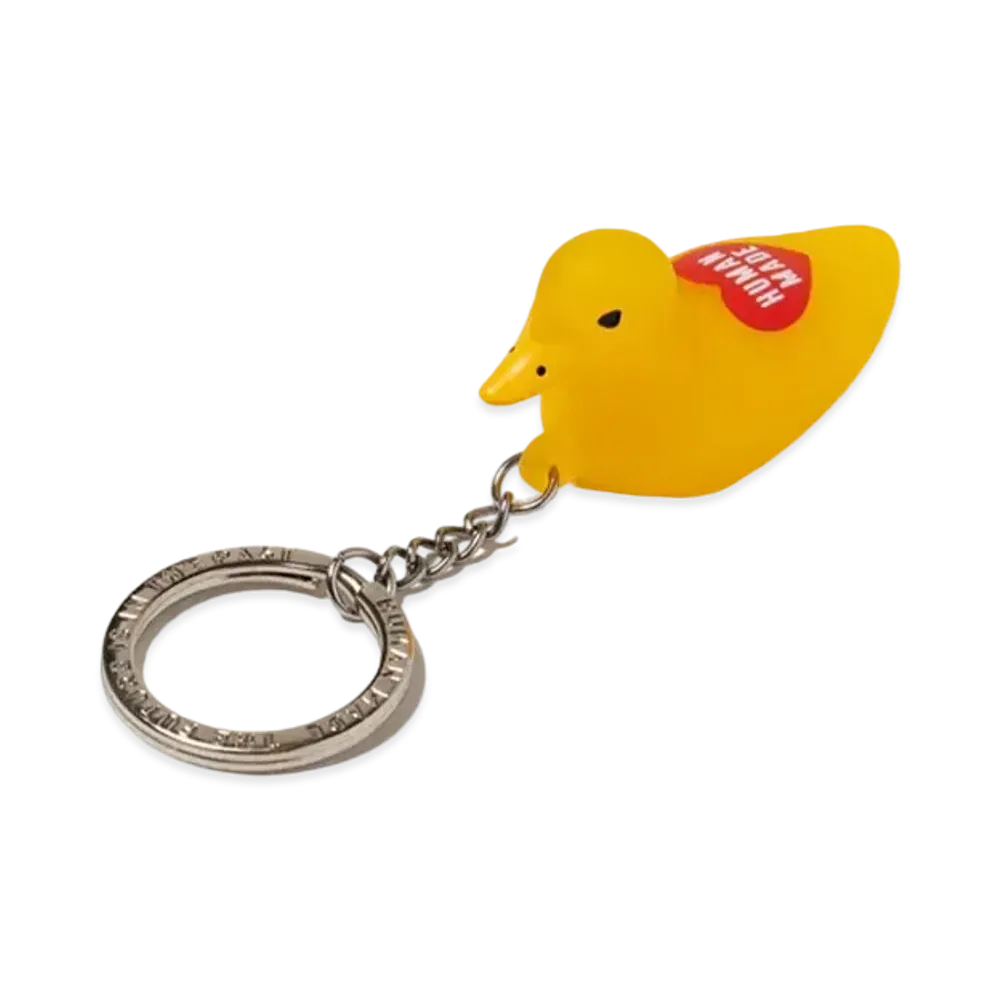 HUMAN MADE Duck PVC Key Chain "Yellow"