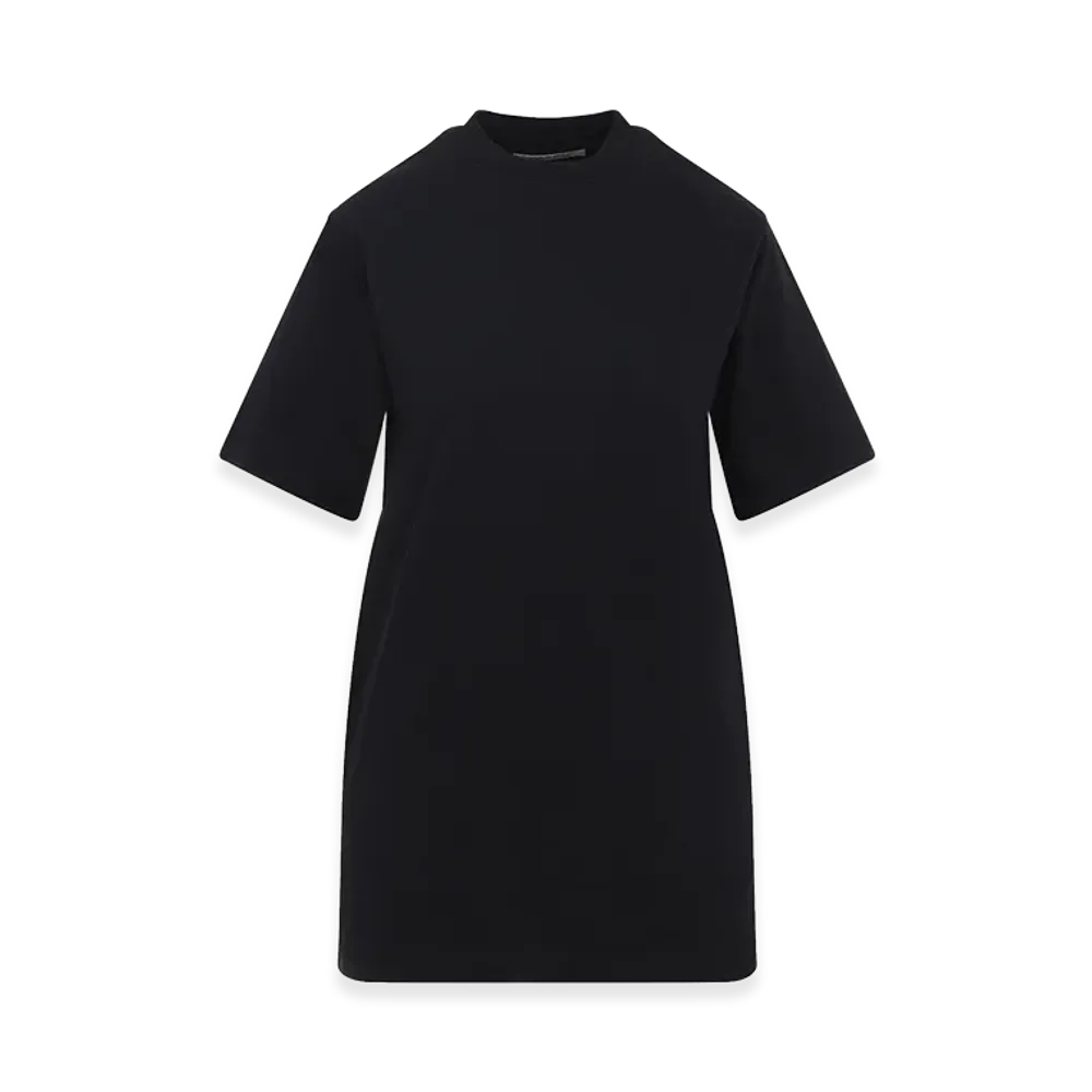 PHOEBE PHILO Cotton Big Tee "Black"