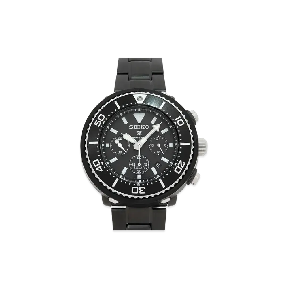 SEIKO Prospex Casual Diver Chronograph by Low Case "Black" SBDL035