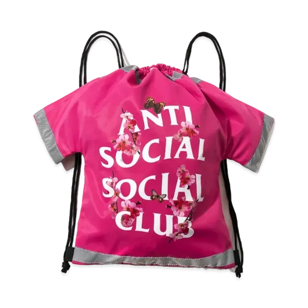 ANTI SOCIAL SOCIAL CLUB Cute AF - Drawstring Bag "Pink"