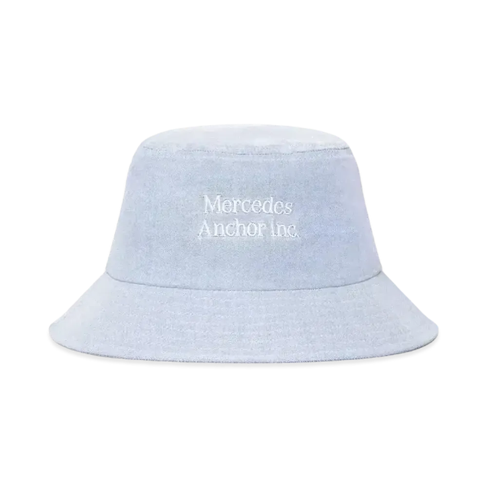 Mercedes Anchor Inc. Oxford Bucket Hat "Light Blue"