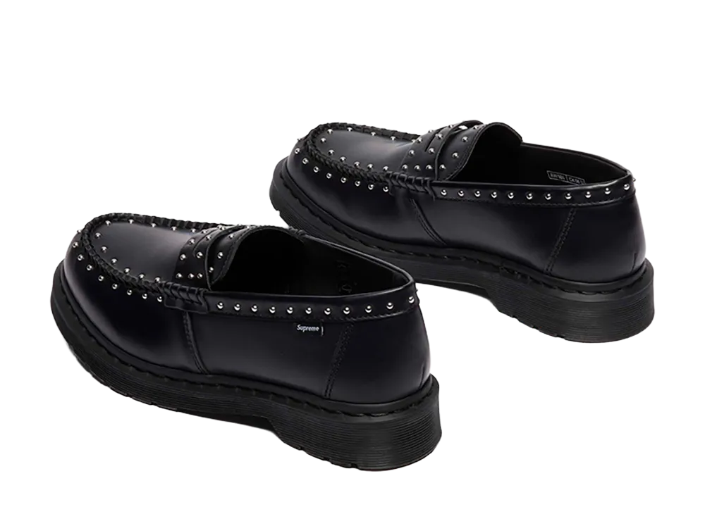 Supreme Dr. Martens ローファー ブラック Supreme × Dr.Martens Studded Penton Loafer 