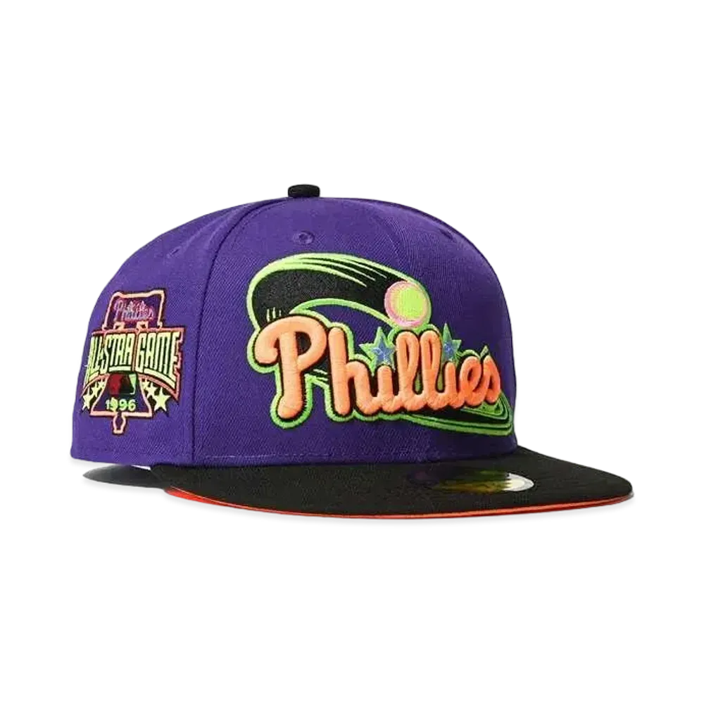 NEW ERA PHILADELPHIA PHILLIES 1996 ALL STAR GAME 59FIFTY "PURPLExBLACK"