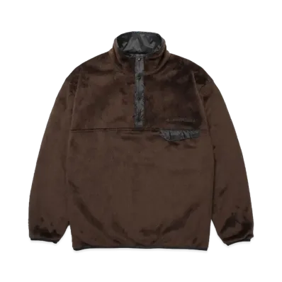 WACKO MARIA Reversible Pullover Boa Fleece Jacket "Brown"