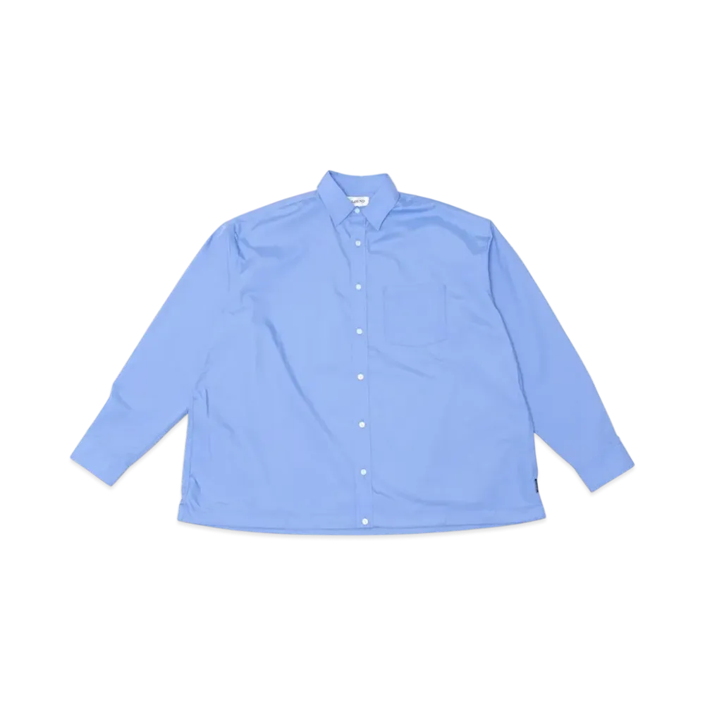 ALOUND Oversized Widebox Shirts "Sax Blue"