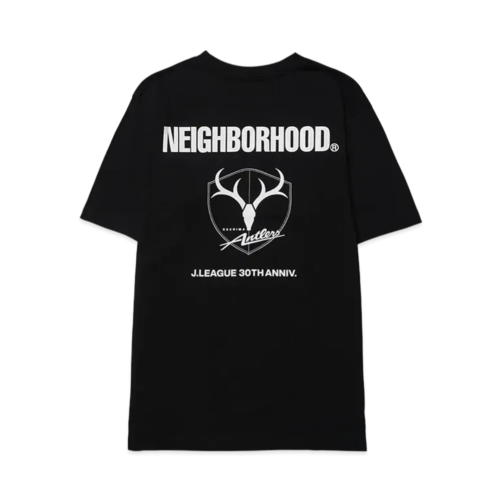 NEIGHBORHOOD x Kashima Antlers Collab Short Sleeved T-shirt "Black"
