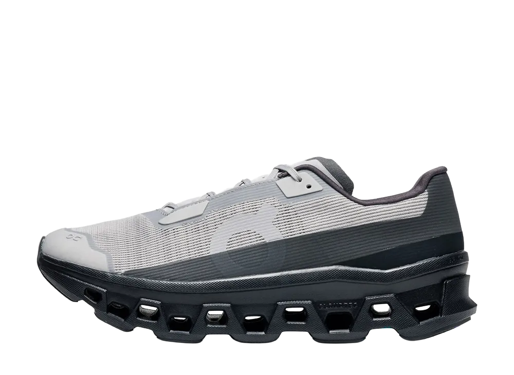 On Cloudmonster Void "Alloy/Black"