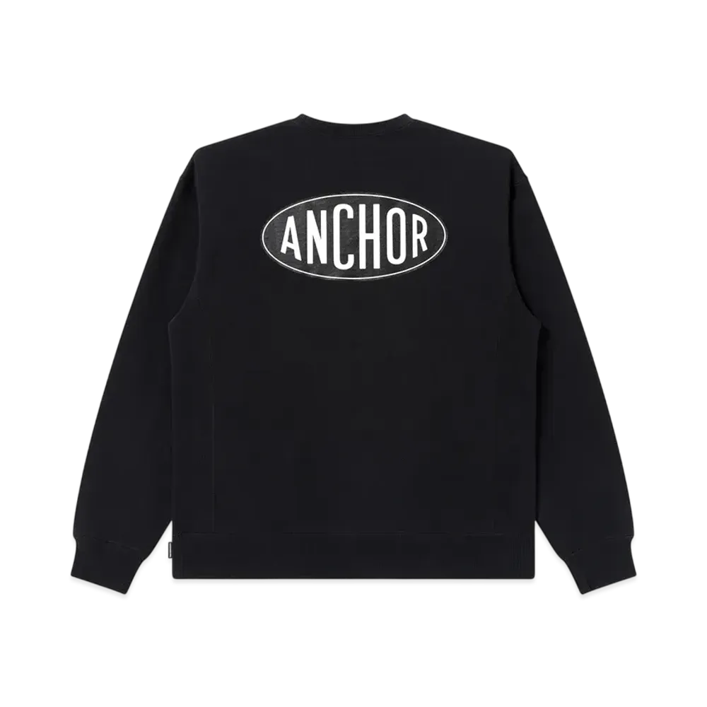 Mercedes Anchor Inc. Oval Logo Crew Sweat "Black"