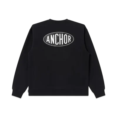 Mercedes Anchor Inc. Oval Logo Crew Sweat "Black"