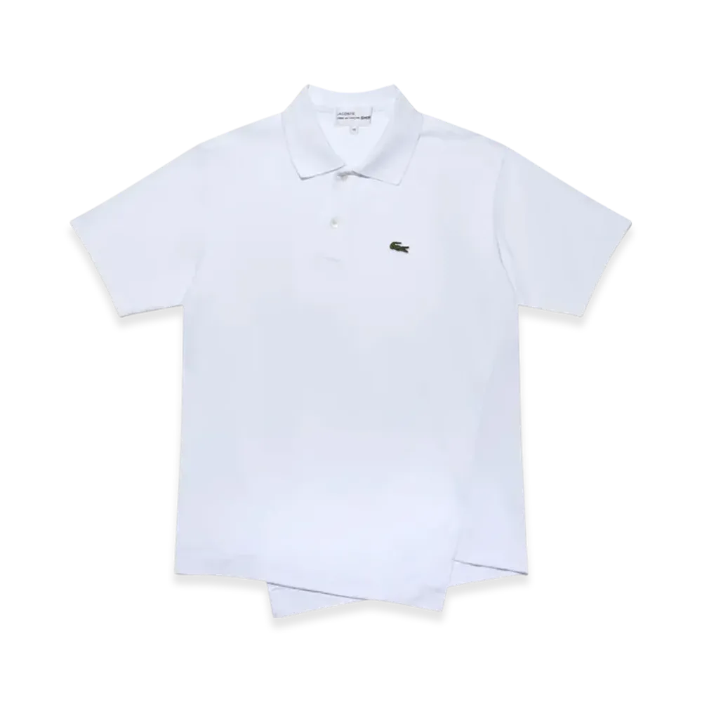 COMME des GARCONS SHIRT x LACOSTE Polo Shirt "White"