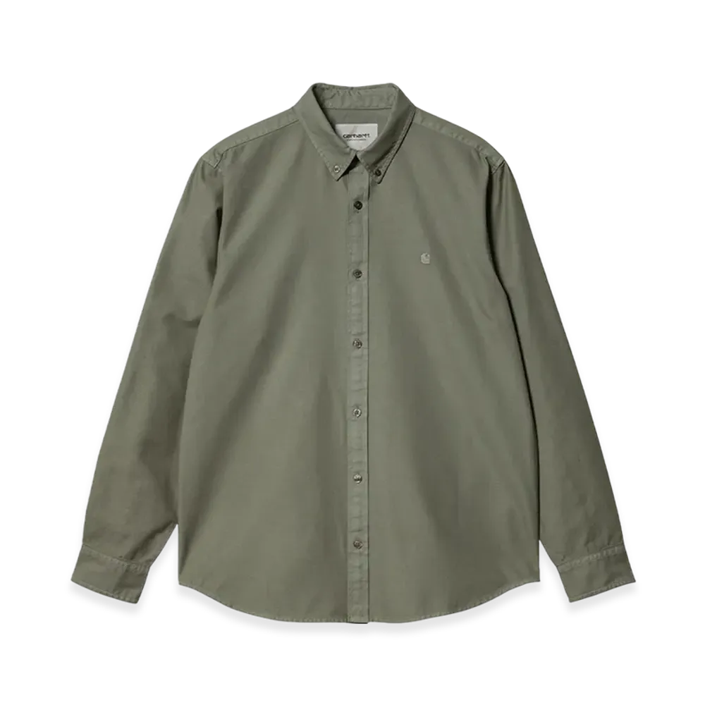 Carhartt WIP Bolton Shirt "Dusty Hamilton Brown Garment Dyed"