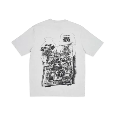 PALACE Tri-Wobble T-Shirt "Grey Marl"