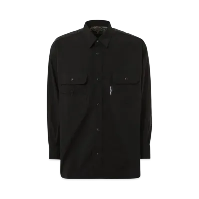 COMME des GARCONS HOMME 24FW Last Delivery Solotex Ester Taffeta Shirt "Black"