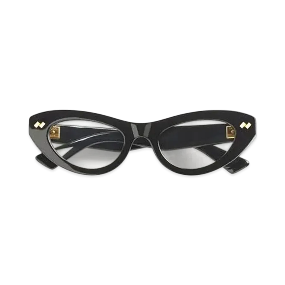 Bottega Veneta Dizzy Cat Eye Eyeglasses "Black/Transparent"