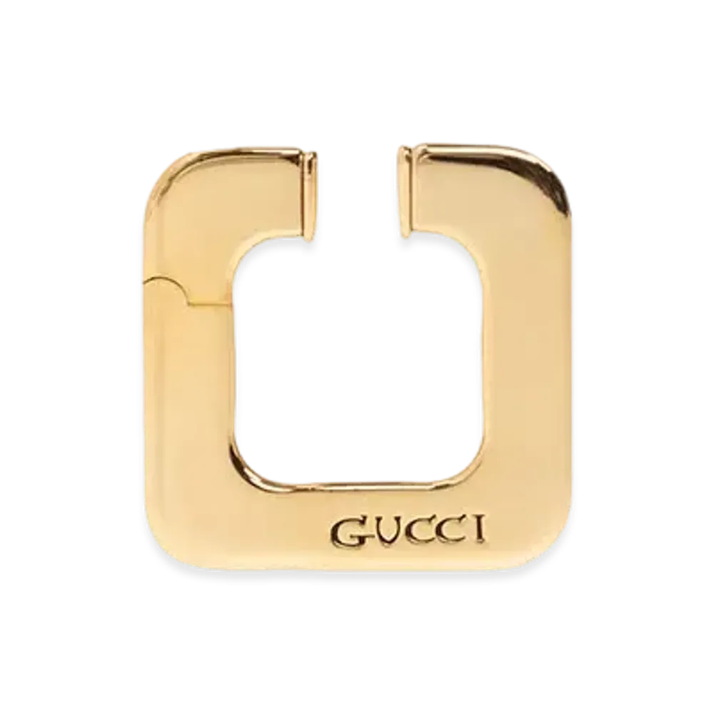 GUCCI Medium Square Earmuffs "Gold"