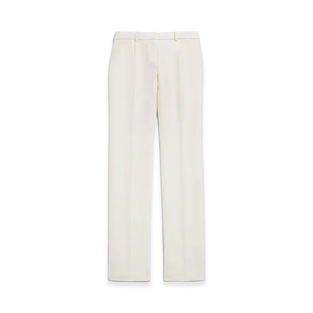 BALENCIAGA Women's Slim Tailored Pants "Ivory"