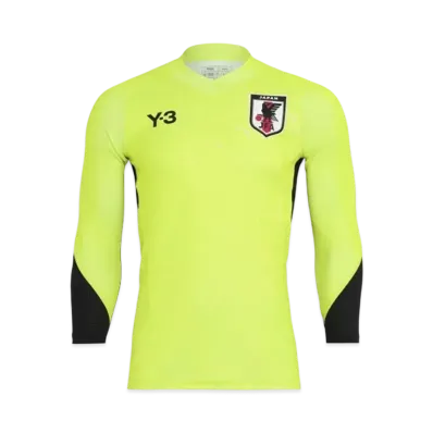 adidas Y-3 Japan National Soccer National Team 2024 GK First Authentic Long Sleeve Uniform "Semi Solar Yellow"