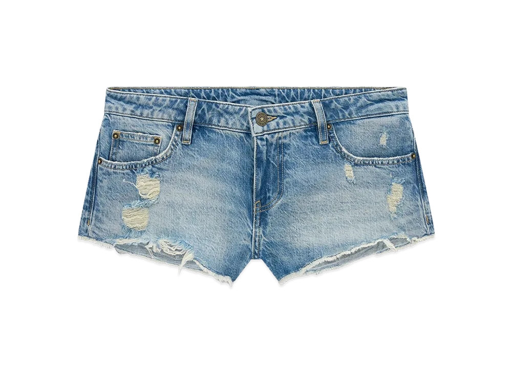 HYSTERIC GLAMOUR x GUESS JEANS Denim Shorts "Light Indigo Blue"
