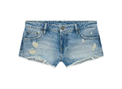 HYSTERIC GLAMOUR x GUESS JEANS Denim Shorts "Light Indigo Blue"