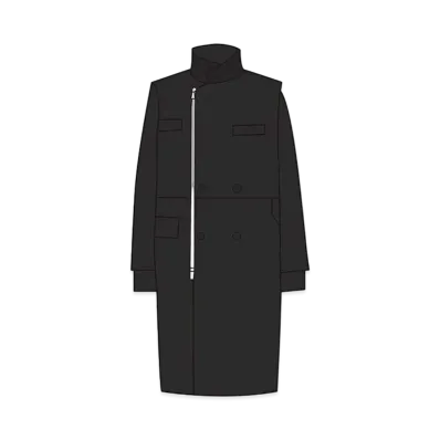 Dior x Sacai Parka Cotton Fiille "Black"