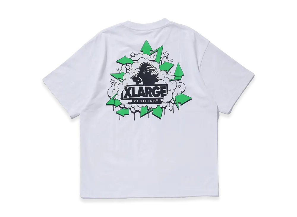 XLARGE x LIXTICK Bubble OG S/S Tee "White"