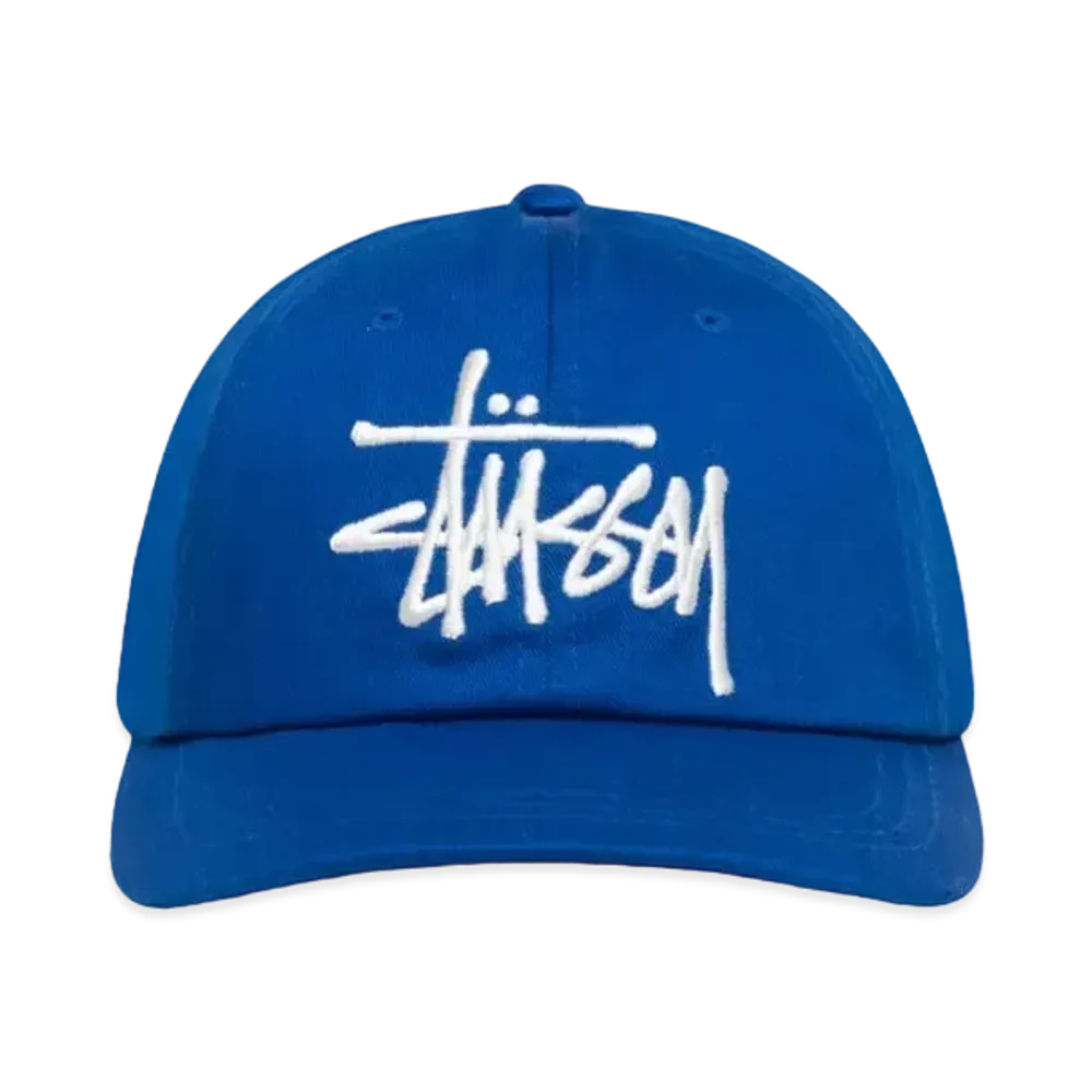 Stussy Low Profile Big Basic Snapback "Royal"