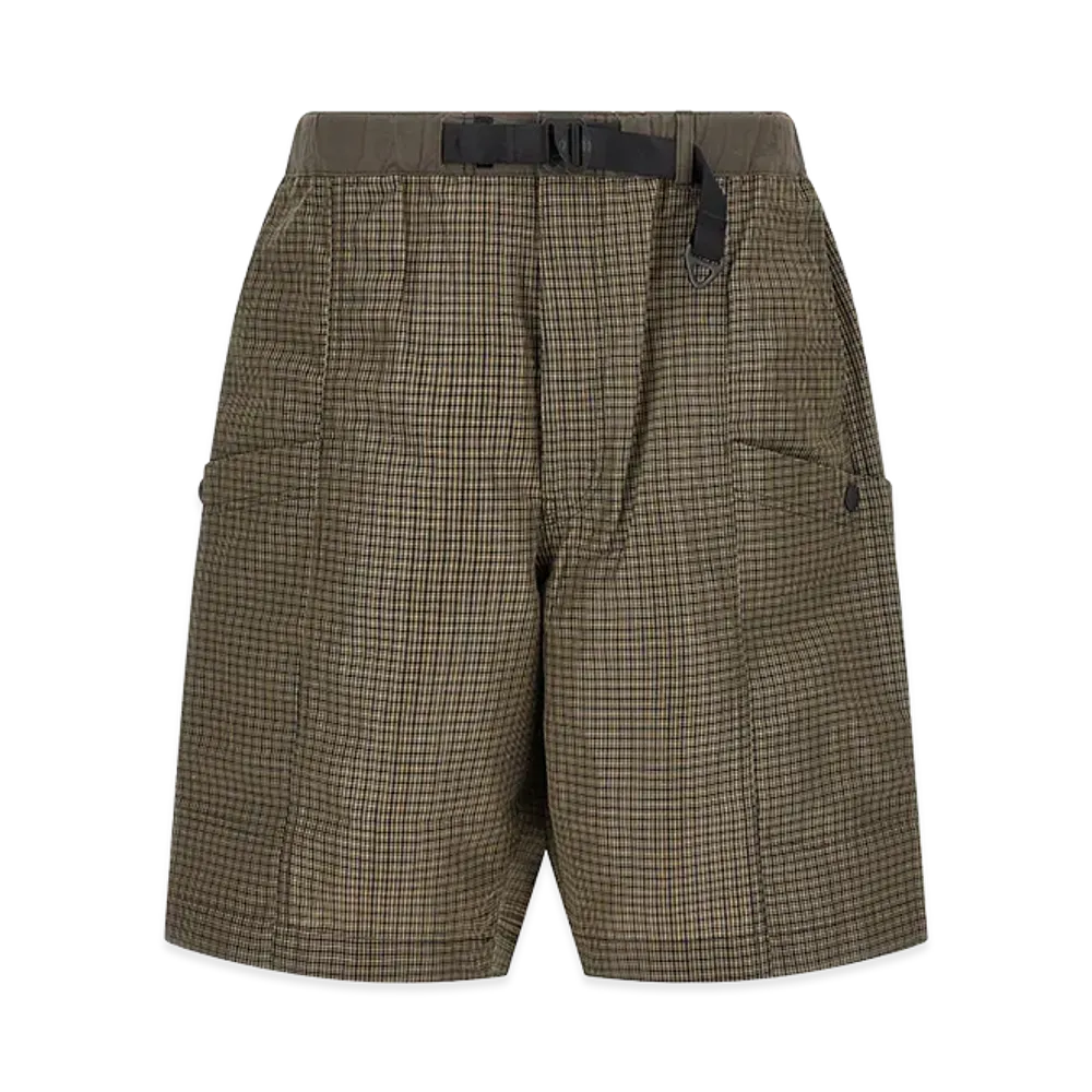 COMME des GARCONS HOMME Vichy Bermuda Shorts "Khaki Green"