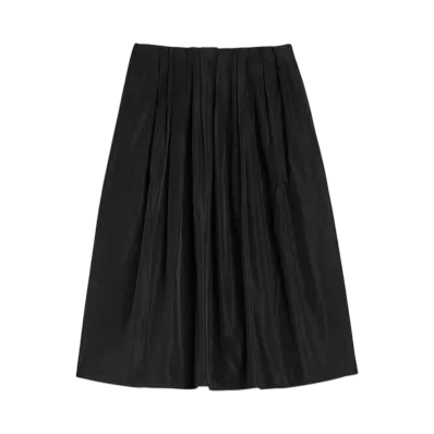 Jil Sander Women's Pleated Skirt "Black"