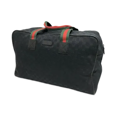 GUCCI GG Canvas Boston Bag "Black"