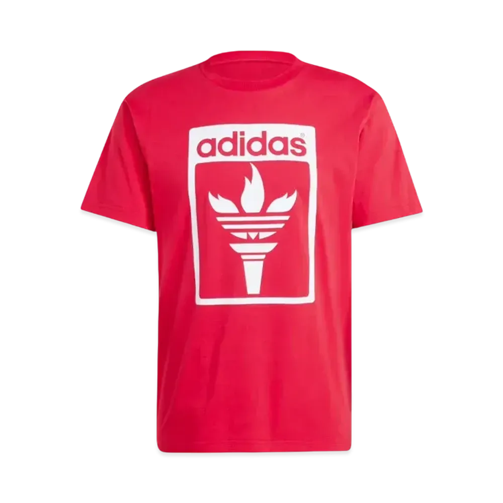 adidas Trefoil Torch T-Shirt "Better Scarlet"