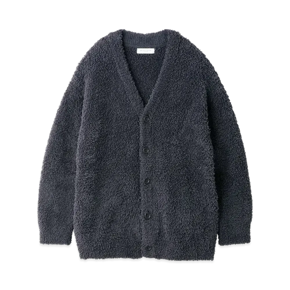 GELATO PIQUE Homme Basic Gelato Cardigan "Charcoal Gray"