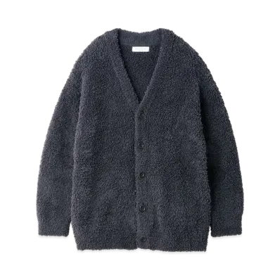 GELATO PIQUE Homme Basic Gelato Cardigan "Charcoal Gray"