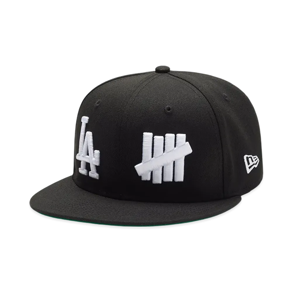 UNDEFEATED x New Era x Los Angeles Dodgers Logos Fitted "Black"