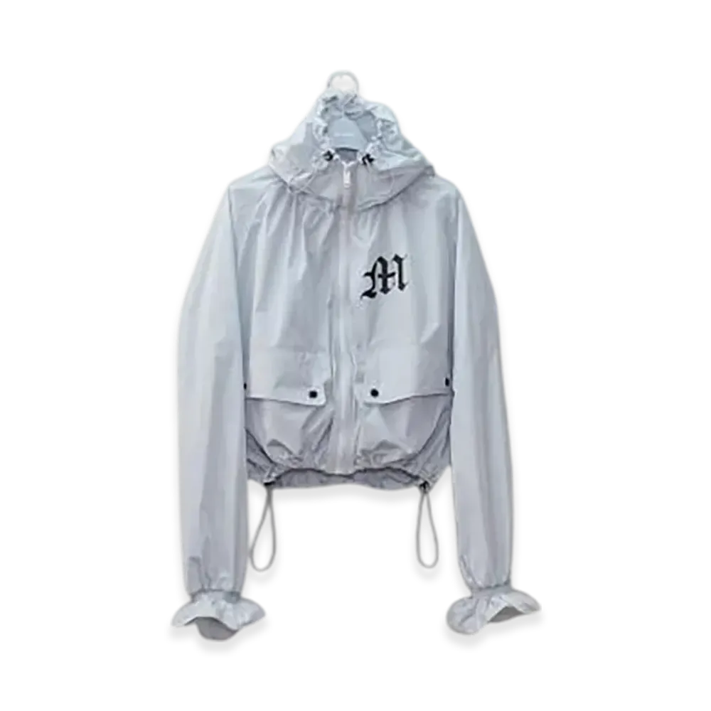 MASU Nylon Hooded Jacket "Light Gray"