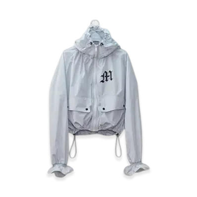 MASU Nylon Hooded Jacket "Light Gray"