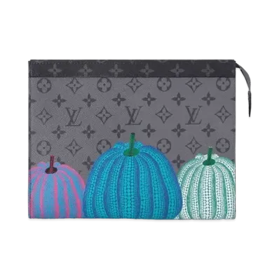 Louis Vuitton x Yayoi Kusama Pochette Voyage Monogram Eclipse Reverse Pumpkin
