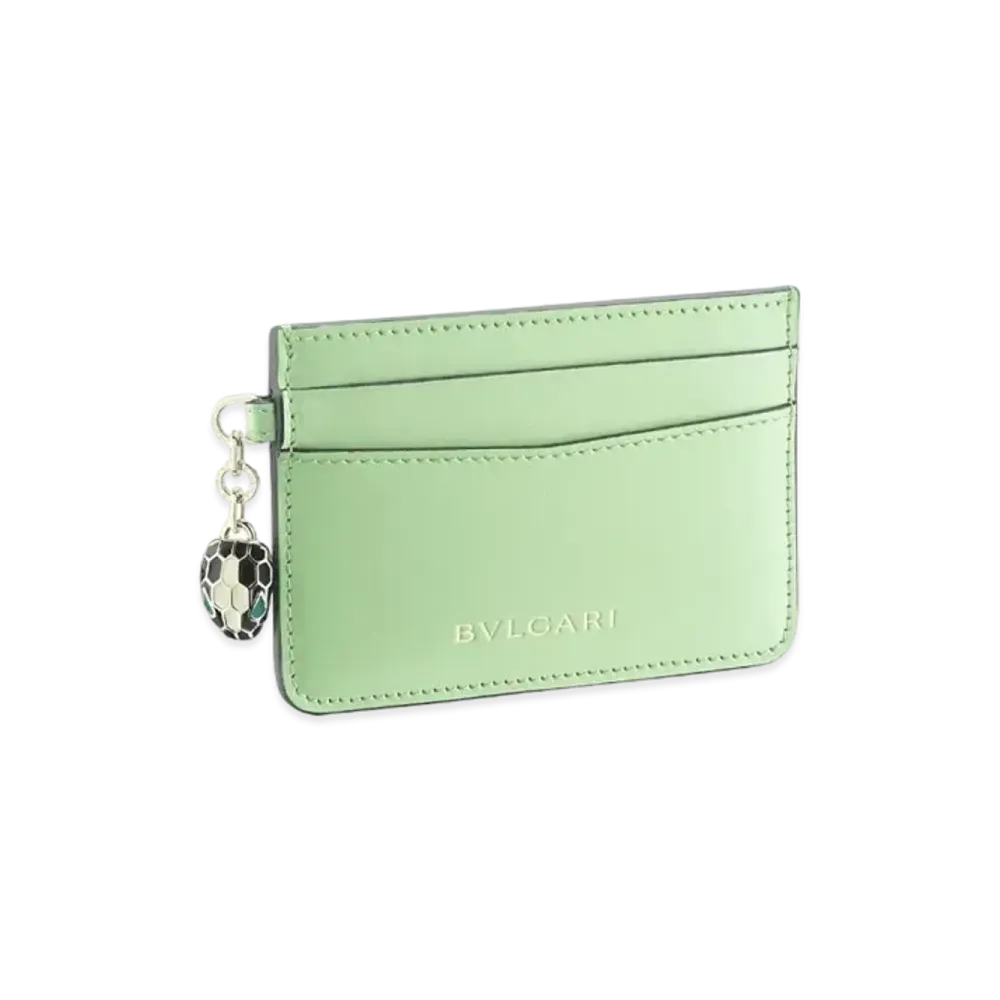 BVLGARI Serpenti Forever Card Holder "Green"