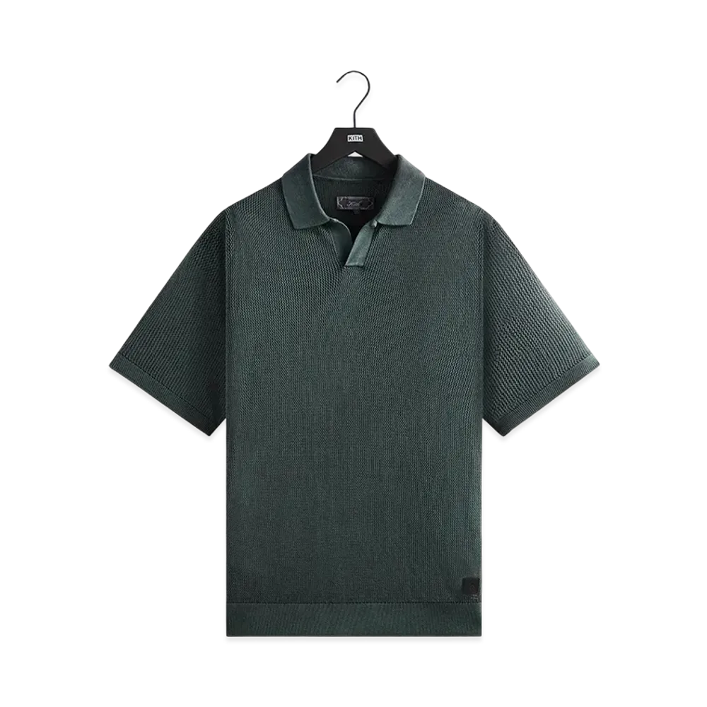 Kith Open Knit Drew Polo "Machine"