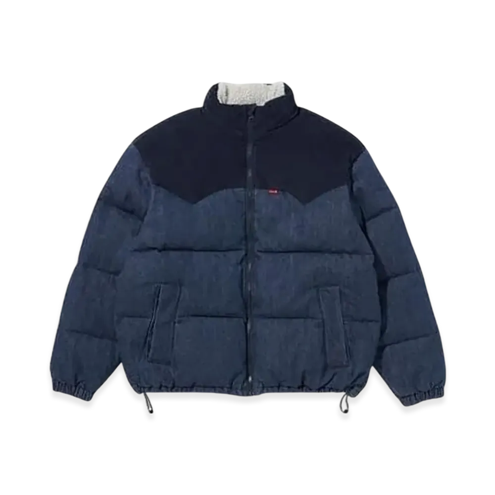 Levi's Denim Super Puff Down Jacket "Dark Blue/Black"