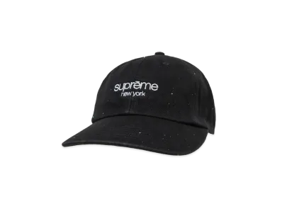 Supreme Sequin Denim Classic Logo 6-Panel "Black"