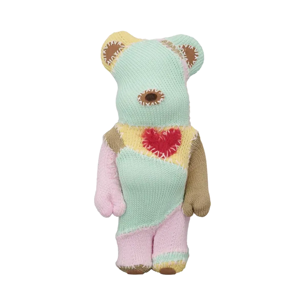 MEDICOM TOY "BEARBRICK" Amok Knit 400%