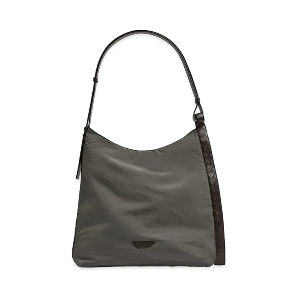 Bottega Veneta Large Crossroad Hobo "Light Graphite"