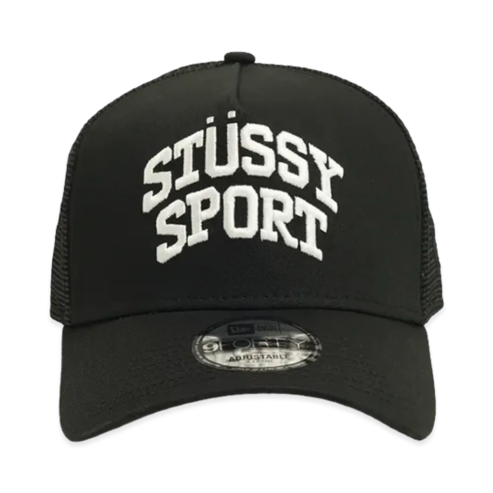 Stussy 9Forty Sport Trucker "Black"