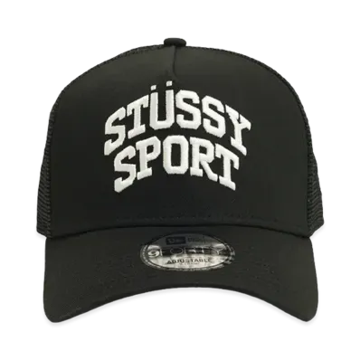 Stussy 9Forty Sport Trucker "Black"