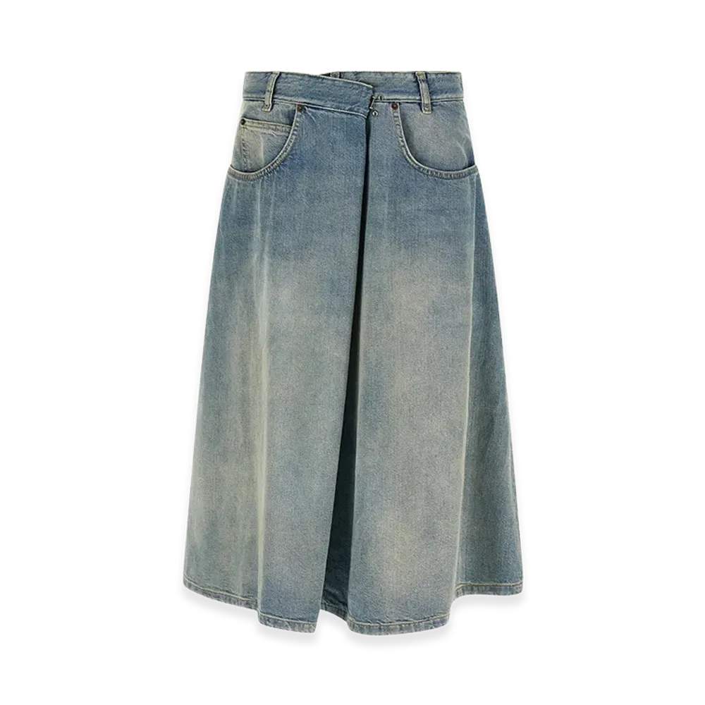 Maison Margiela Women's Denim Skirt "Blue"