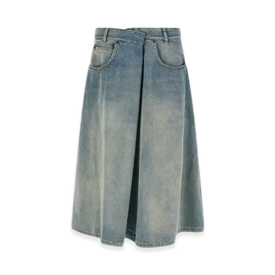 Maison Margiela Women's Denim Skirt "Blue"