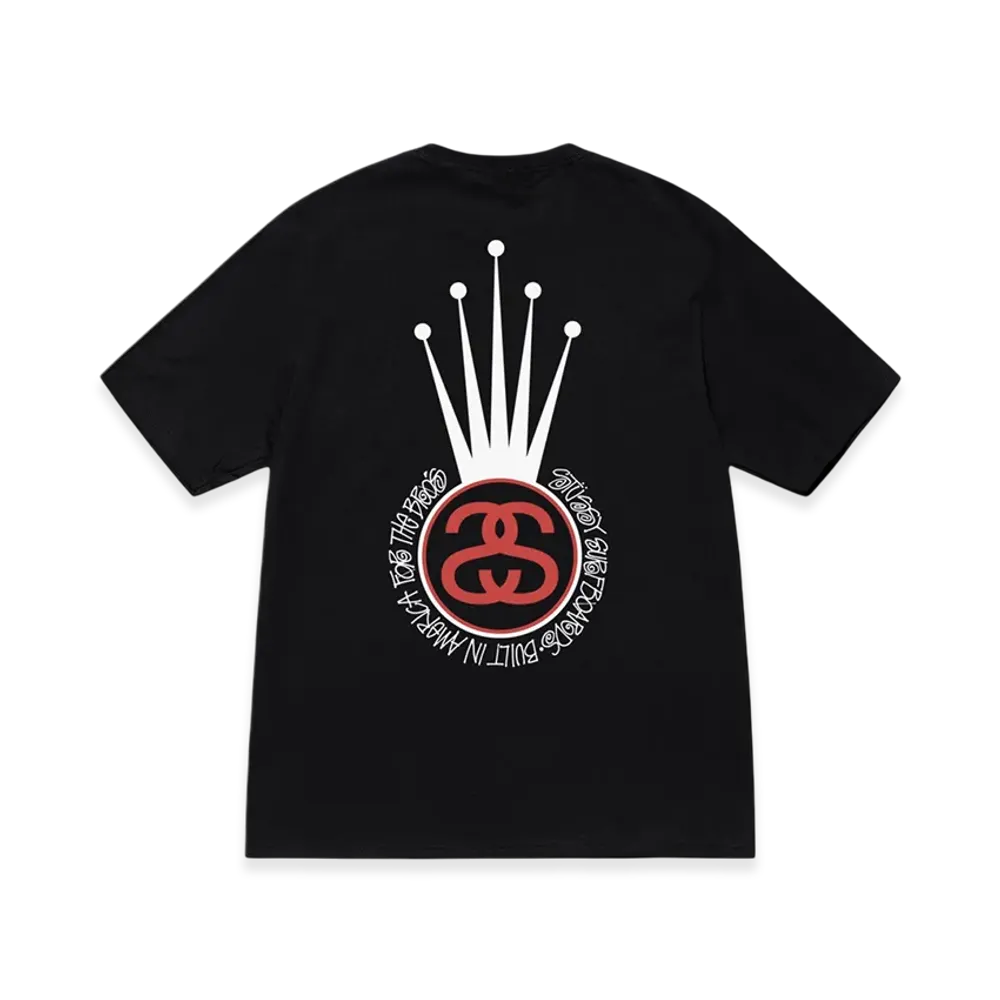 Stussy Crown Link Tee "Black"